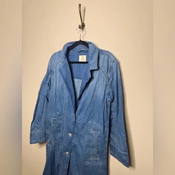 Free People Monique Indigo Duster in Sunlight Blue - Picture 12 of 12